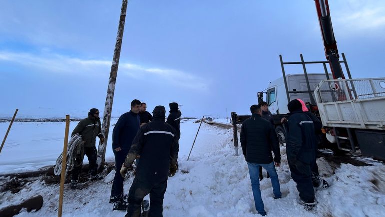 Intenso trabajo institucional por el temporal de Nieve en Neuquén