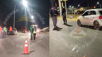 operativo de alcoholemia en plottier: hubo 14 casos positivos y 10 licencias retenidas