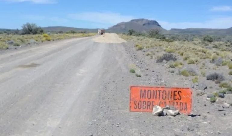 La Ruta 4 de Chubut, donde se produjo el accidente. (Foto ilustrativa). La Ruta 4 de Chubut, donde se produjo el accidente. (Foto ilustrativa).