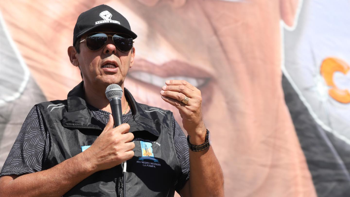 Marcelo Rucci,&nbsp; secretario general del Sindicato de Petróleo y Gas Privado de Río Negro, Neuquén y La Pampa.