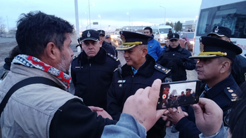 Policía volanteada ruta 7 ceramistas