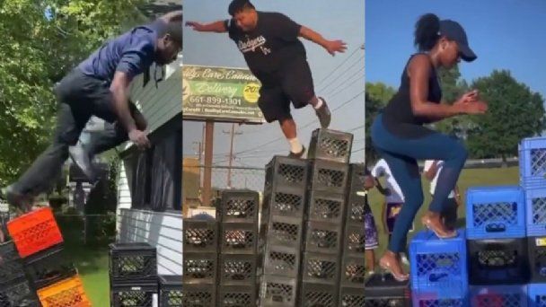 A pesar del esfuerzo de TikTok para eliminar los videos del reto viral, Internet está lleno de clips de este tipo.