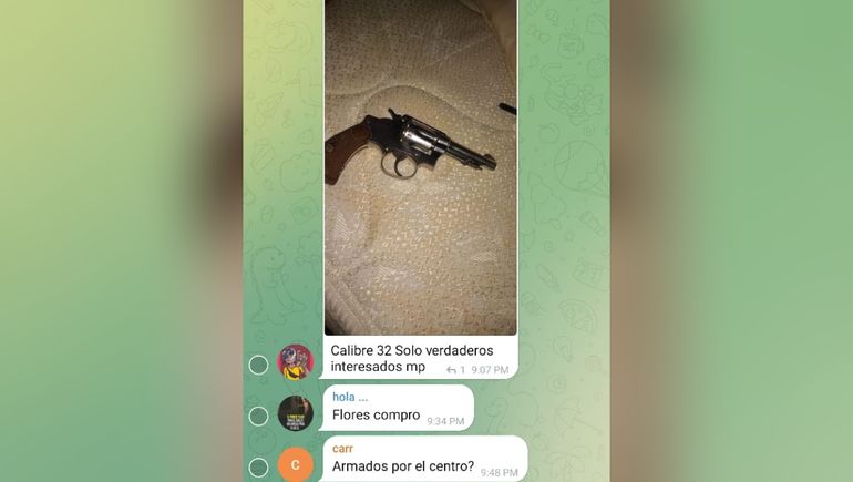 Preocupa la venta de armas y drogas de todo tipo por Telegram