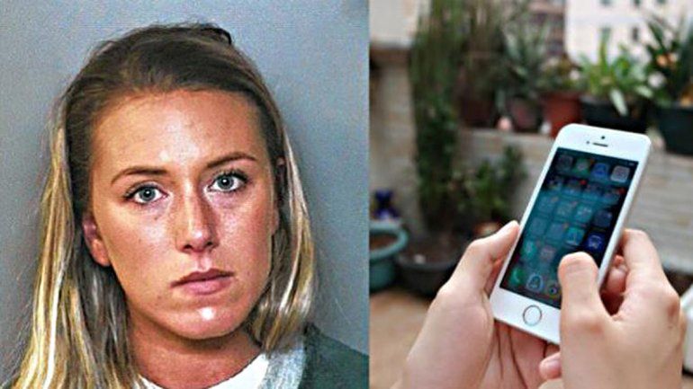 La mujer fue denunciada por sus compañeros de trabajo.