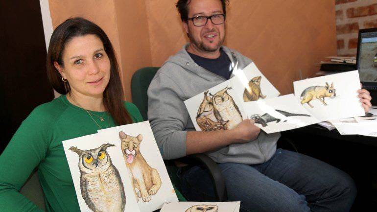 Victoria Bisheimer y Gustavo Lozano