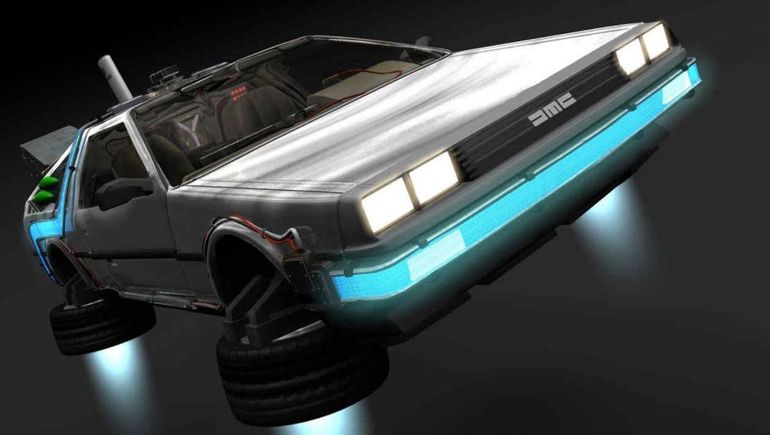 Automóvil de Volver al Futuro II Automóvil de Volver al Futuro II