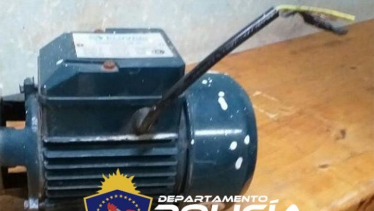 Delincuentes fueron a robar y terminando haciendo agua