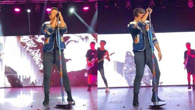 Chano preocupó a sus seguidores en pleno concierto