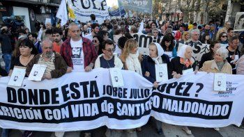 hubo marchas por julio lopez y un reclamo unificado por maldonado