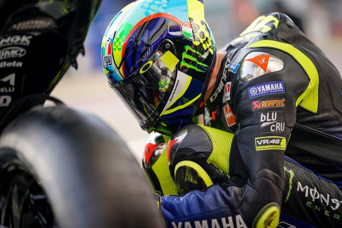 Valentino Rossi no se quedó conforme con los test en Qatar