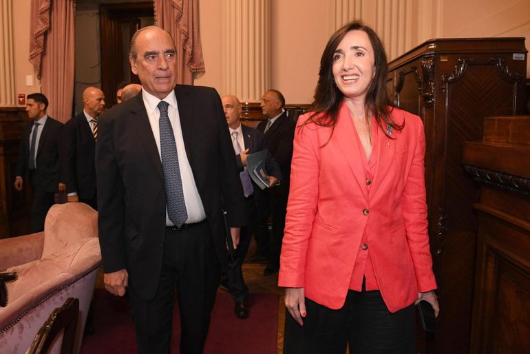 En medio de la interna, Victoria Villarruel recibió a Guillermo Francos en el Senado: de qué hablaron