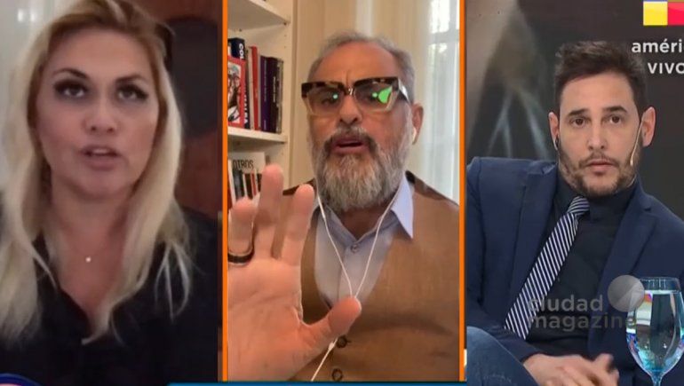 Ojeda y Lussich se sacaron chispas en pleno vivo