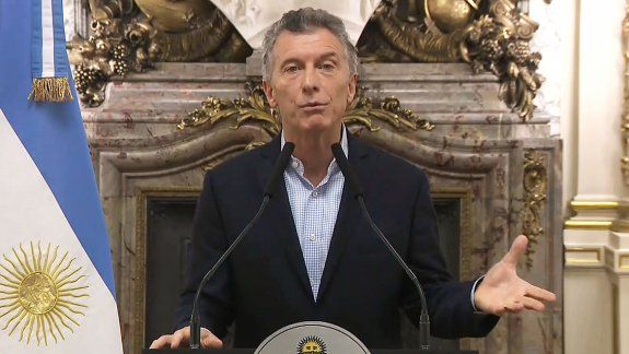 En su discurso, el presidente Mauricio Macri ratificó su compromiso con la gente de decirle siempre la verdad.