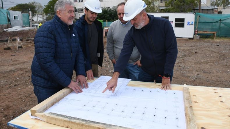 Avanza la obra del SAF en el barrio Melipal de Neuquén. | LM Neuquen Avanza la obra del SAF en el barrio Melipal de Neuquén.