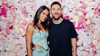 Lionel Messi y Antonela Roccuzzo en la Bresh Lionel Messi y Antonela Roccuzzo en la Bresh