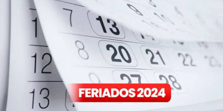 Feriado: cuál es el primer fin de semana largo de 2024