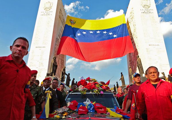 Venezuela se prepara para el funeral de Estado de Hugo Chávez