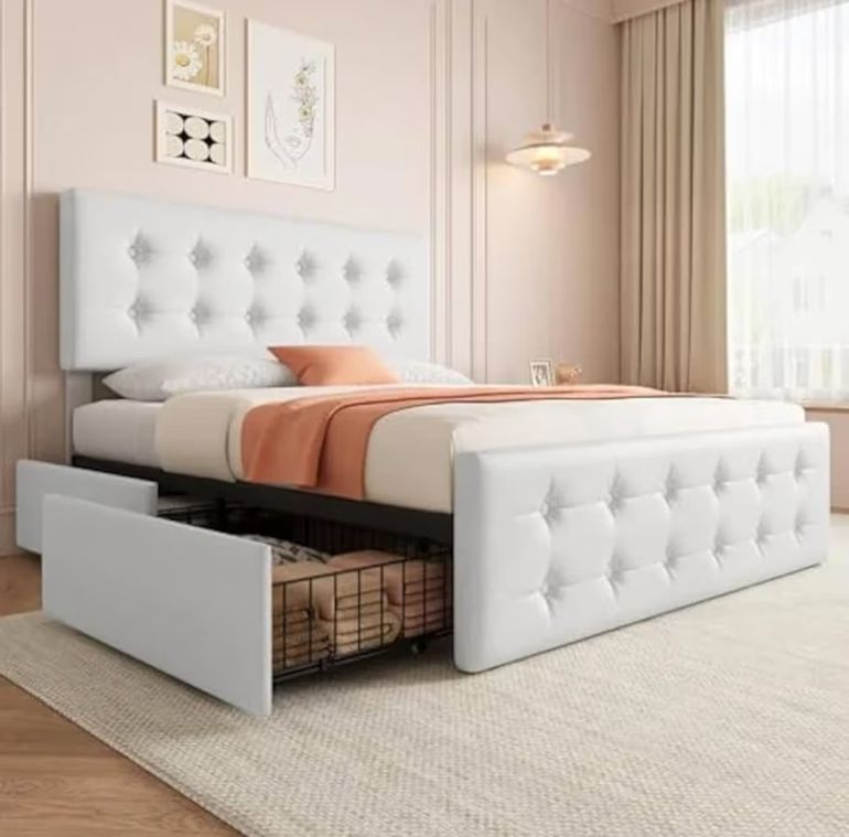 La tendencia más elegante y práctica para los dormitorios en 2026 son las camas tipo plataforma con cajones. La tendencia más elegante y práctica para los dormitorios en 2026 son las camas tipo plataforma con cajones.