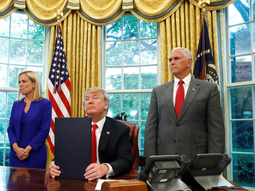 Comenzó la era Trump con medidas proteccionista. Foto: France Press Comenzó la era Trump con medidas proteccionista. Foto: France Press