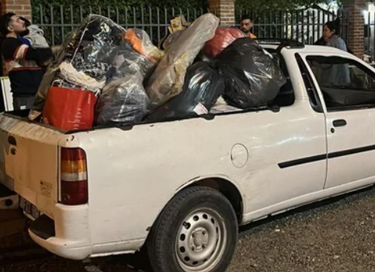 Chubut: la recolección de donaciones para Bahía Blanca en Trelew. Chubut: la recolección de donaciones para Bahía Blanca en Trelew.