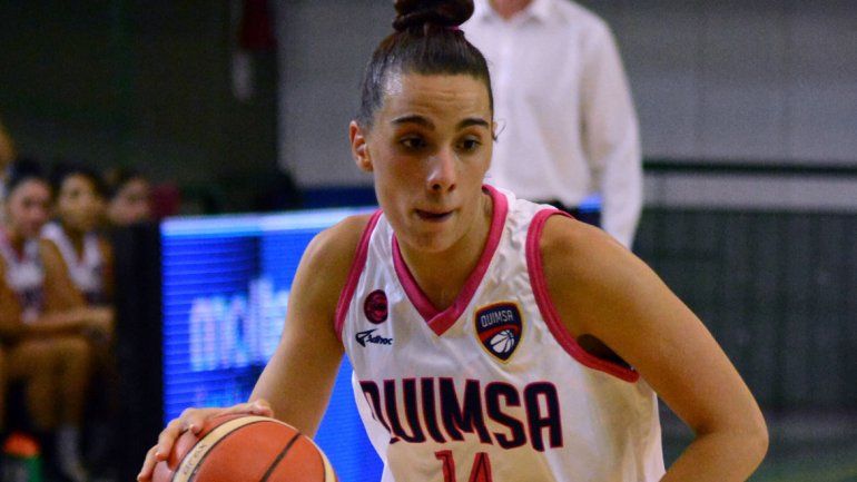 La China Lara suma minutos importantes en la Liga Nacional de básquet.