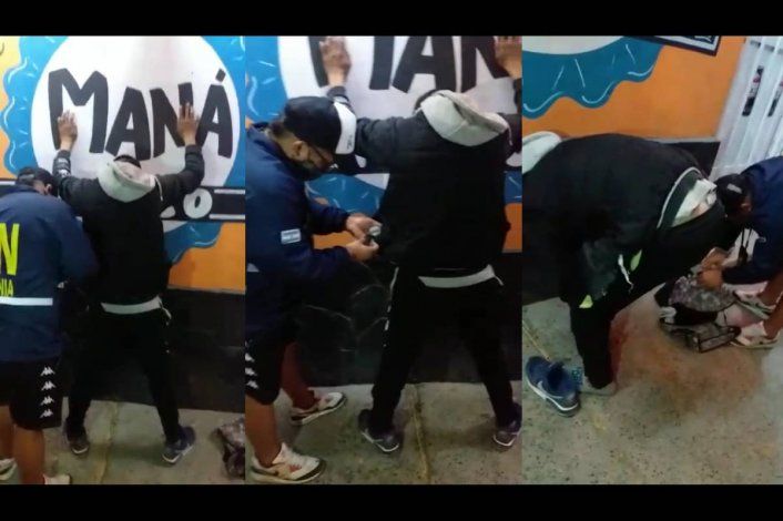 Sorprendieron a un indocumentado con droga en la calle