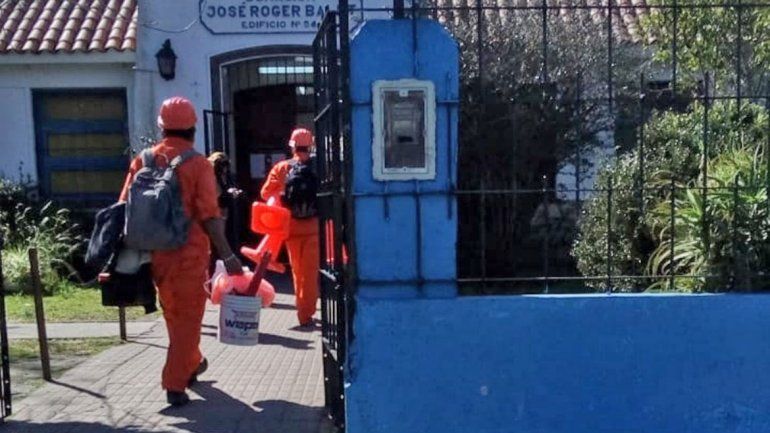 Docente sufrió descarga eléctrica en una escuela