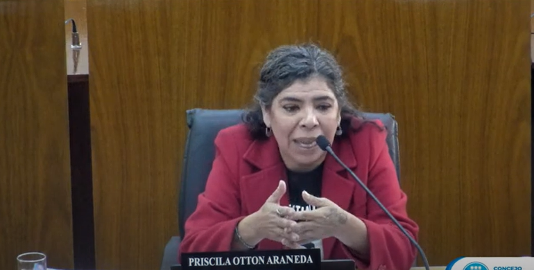 La concejala Priscila Otton Araneda. La concejala Priscila Otton Araneda.