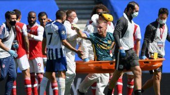 escalofriante: el rival lo rompio todo y se fue en camilla increpandolo escalofriante: el rival lo rompio todo y se fue en camilla increpandolo