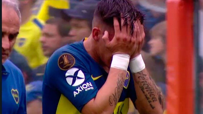 Pavón se lesionó y dejó La Bombonera con un llanto desconsolado