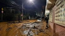 Las inundaciones azotan Brasil y provocaron derrumbes y deslazamientos de tierra. Las inundaciones azotan Brasil y provocaron derrumbes y deslazamientos de tierra.