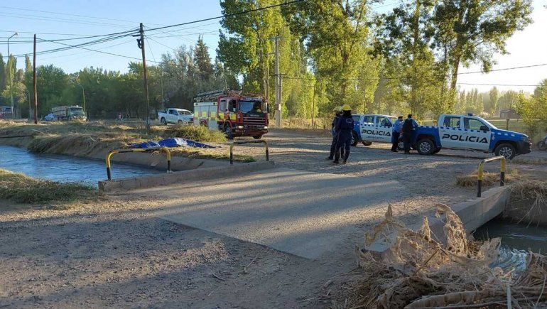 Centenario: un hombre se ahogó en el canal principal