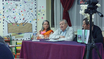 Julián Álvarez fue reconocido por su trayectoria profesional y sindical. Foto: Zapala Noticias. Julián Álvarez fue reconocido por su trayectoria profesional y sindical. Foto: Zapala Noticias.