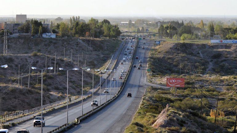 Por obras, cortarán un carril en el Cañadón de las Cabras