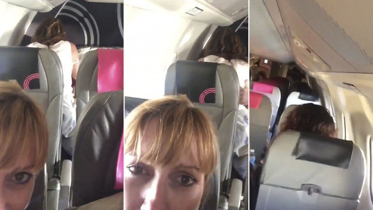 Una pareja tuvo sexo en un avión y ¡hay video!