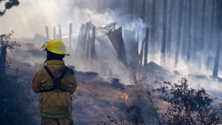 Incendio forestal: otras cinco hectáreas afectadas cerca del Aeropuerto Chapelco