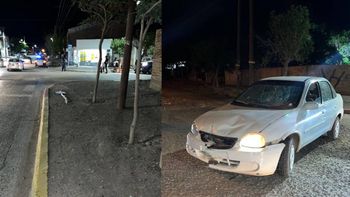 un auto subio a la vereda y atropello a una mujer que esperaba el colectivo un auto subio a la vereda y atropello a una mujer que esperaba el colectivo