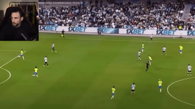 Nicolás Tagliafico en su stream