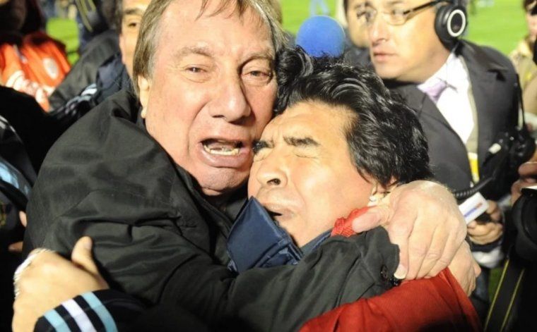 La emcoión de Diego y el Narigón tras una de las tantas conquistas.