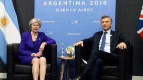G20: Macri y May se reunieron y no hablaron de Malvinas