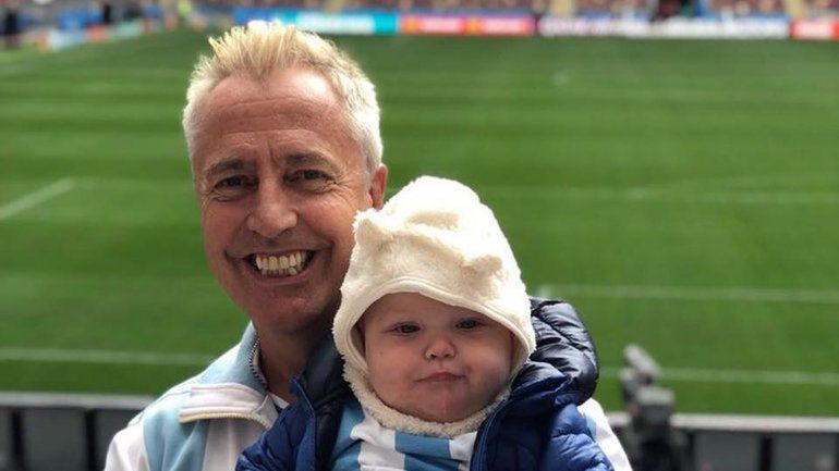 La emoción de Marley en su primer día del padre