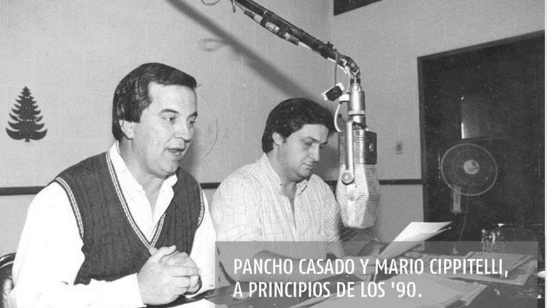 Pancho Casado y Mario Cippitelli, en el programa Línea Abierta. Pancho Casado y Mario Cippitelli, en el programa Línea Abierta.