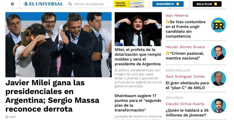 El Universal de México. El Universal de México.