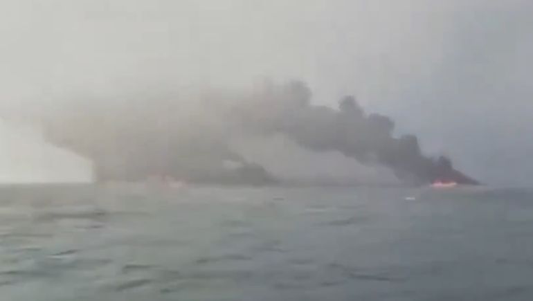 El choque entre barcos en el Mar del Norte se registró cerca de East Yorkshirede Hull