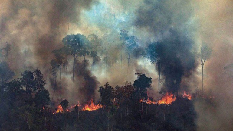 Arde el Amazonas boliviano y Francia envió su ayuda