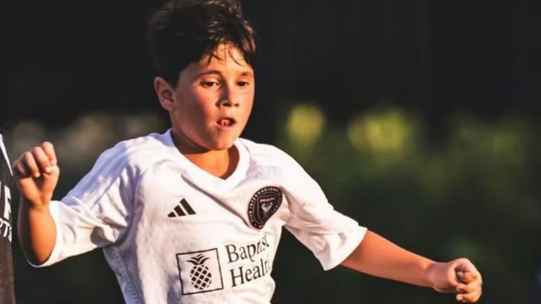 Pichón de crack: los goles que hizo el hijo de Messi en Miami el fin de semana