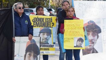 Familiares de Emanuel Centeno en la Fiscalía de Trelew, Chubut. Familiares de Emanuel Centeno en la Fiscalía de Trelew, Chubut.
