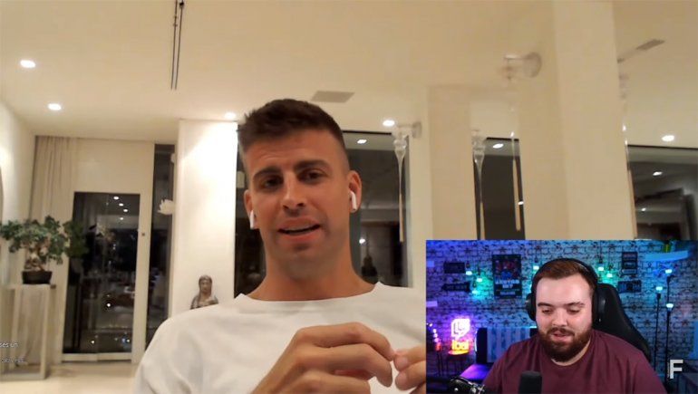 Piqué junto a Ibai Llanos: Barcelona, Messi y Agüero