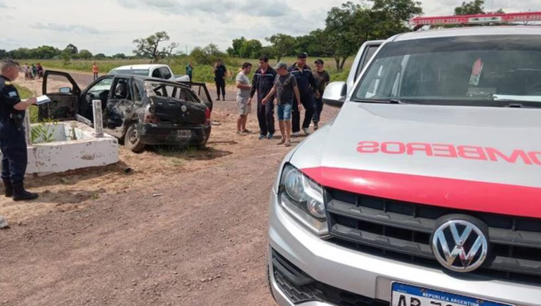 El accidente dejó un saldo de tres personas muertas en Corrientes.