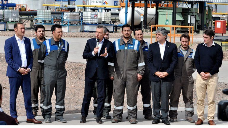 Macri subió la apuesta en su paso por Vaca Muerta